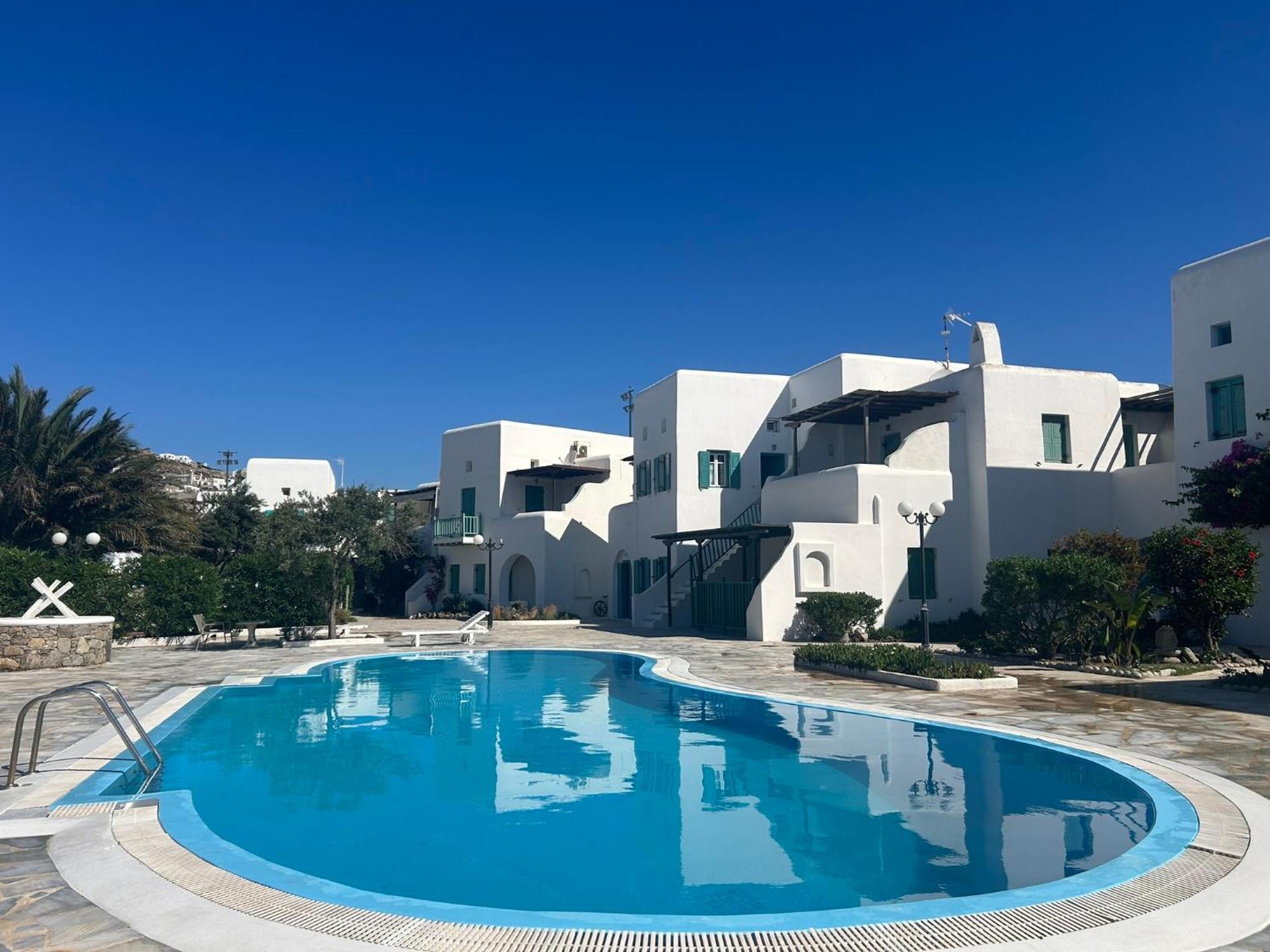 Luxury House With Swimming Pool In Ornos Mykonos Villa Kültér fotó