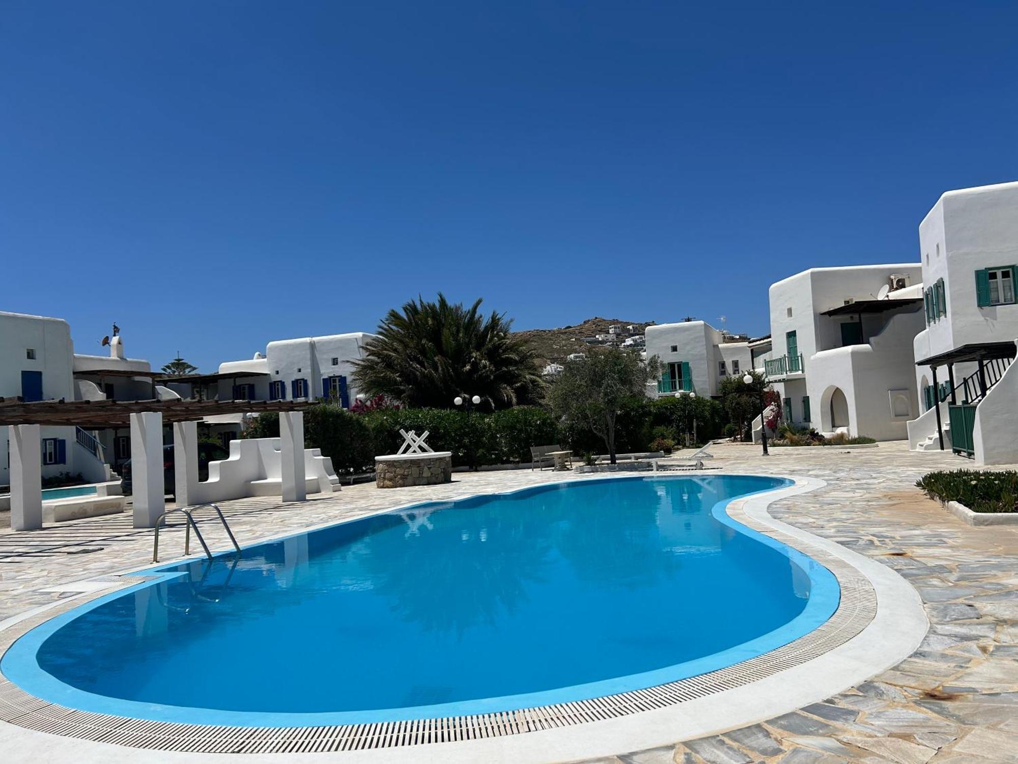 Luxury House With Swimming Pool In Ornos Mykonos Villa Kültér fotó